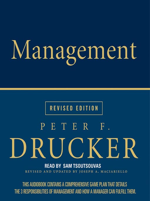 Title details for Management, Revised Edition by Peter F. Drucker - Wait list